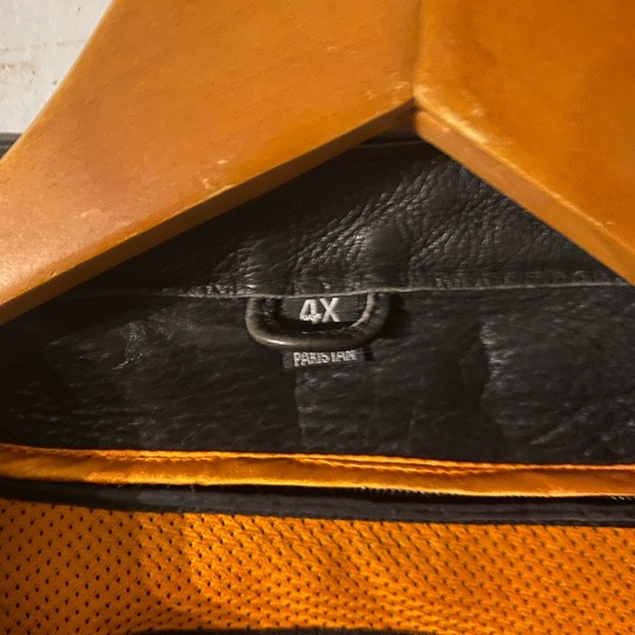 First Classics Women’s leather motorcycle jacket size 4X Plus Size Fits Like 2X - Picture 6 of 8